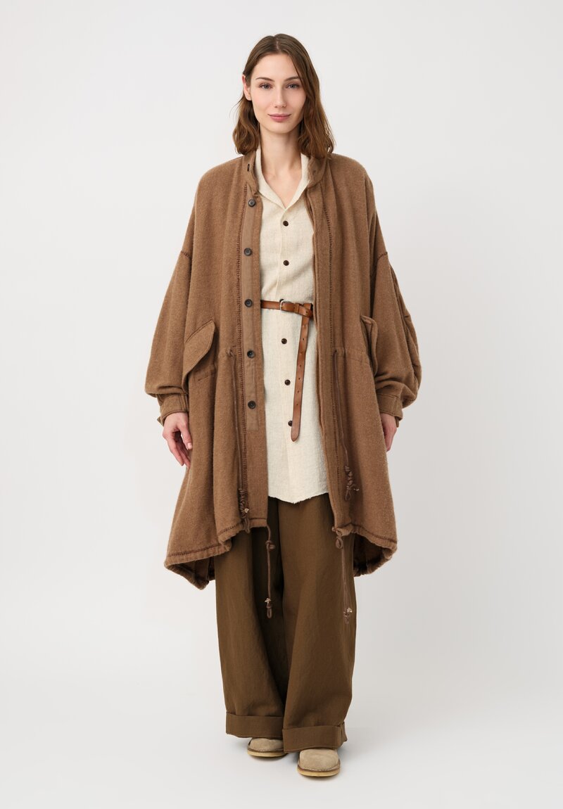 Kaval Etamine Stole Edge Seam Shirt