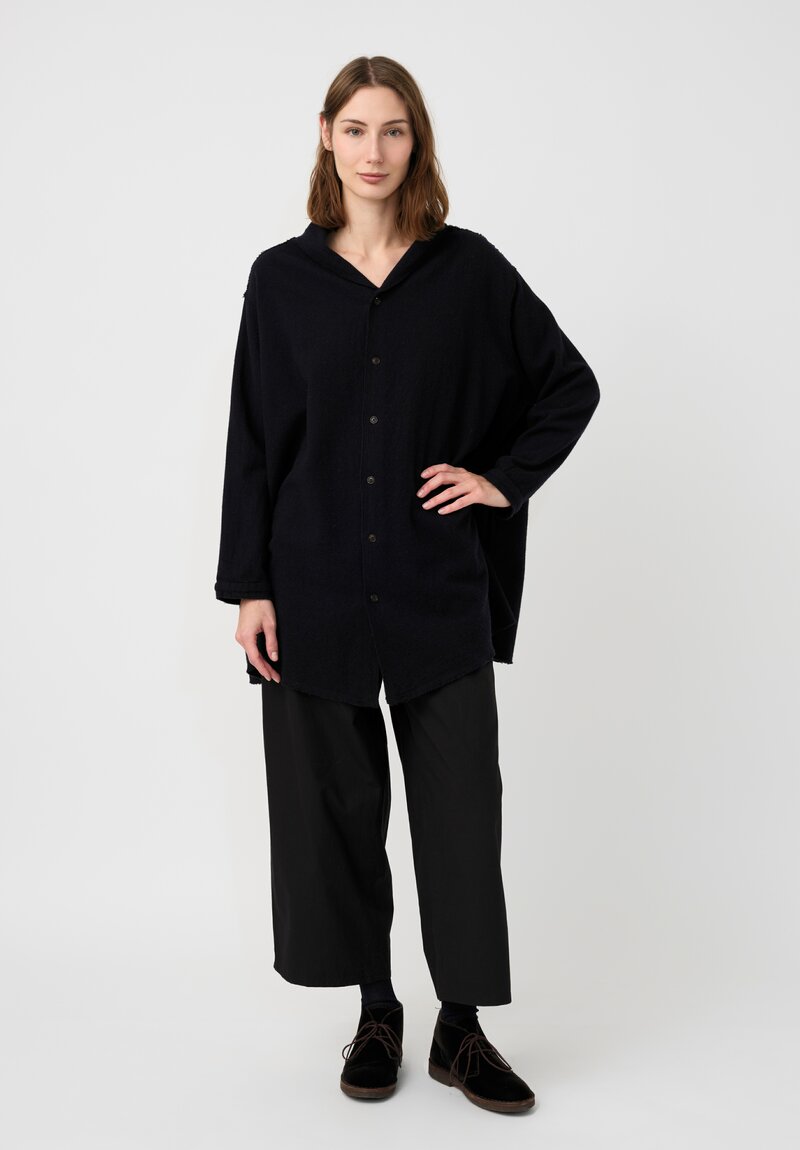 Kaval Etamine Stole Edge Seam Shirt