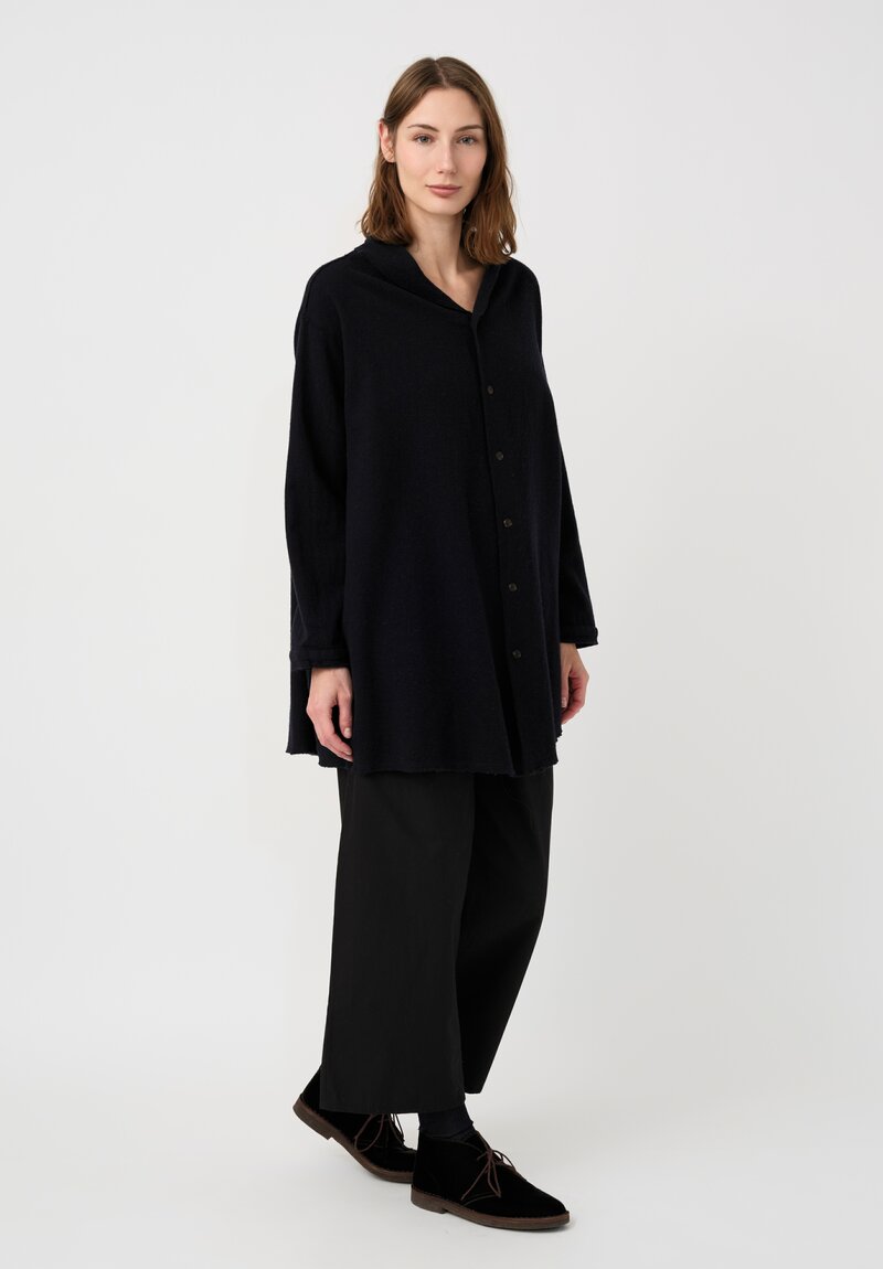 Kaval Etamine Stole Edge Seam Shirt