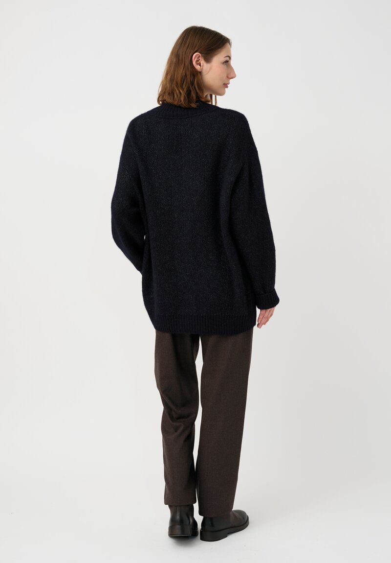 Iris Von Arnim Knit Cashmere Silk V-Neck Elowen Cardigan