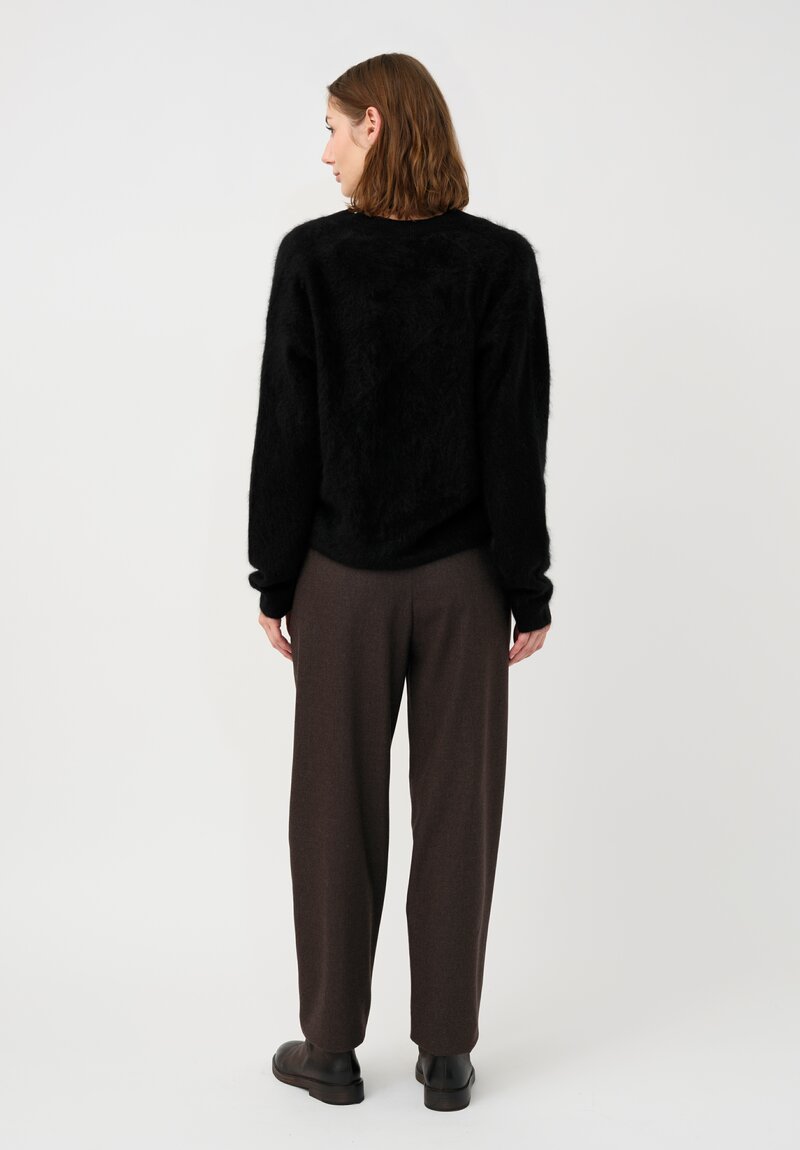 Iris Von Arnim Brushed Cashmere Cropped Seraphina Cardigan