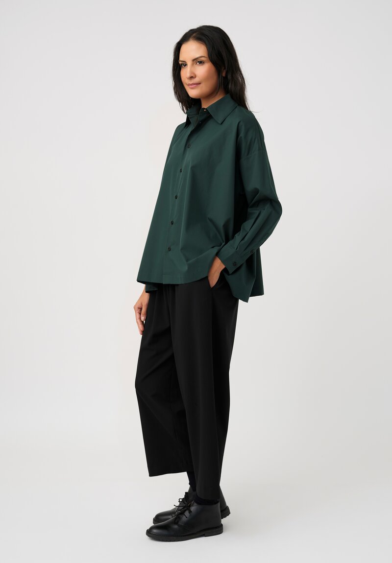 Eskandar Stretch Japanese Pull-On Cropped Pants
