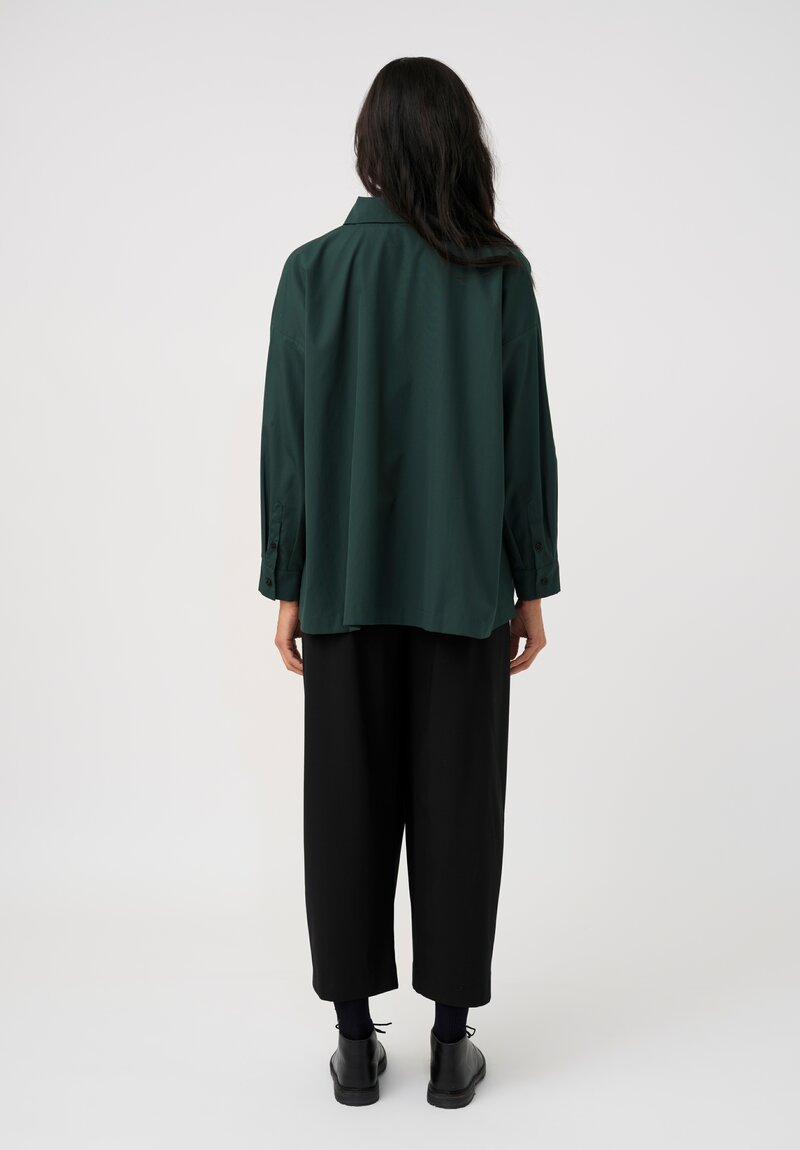 Eskandar Stretch Japanese Pull-On Cropped Pants