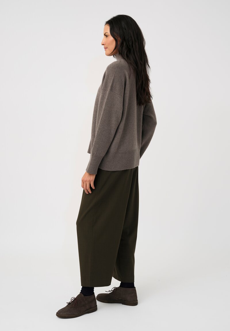 Eskandar Japanese Pull-On Tapered Pants