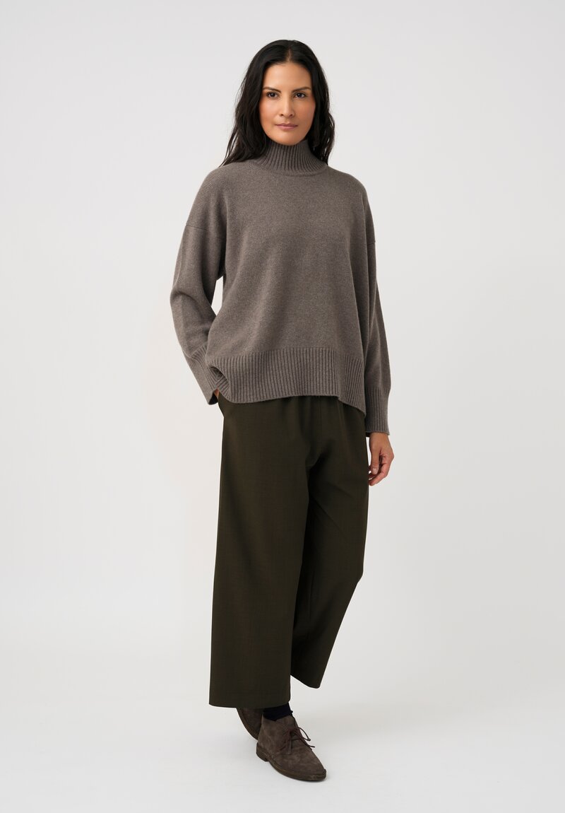 Eskandar Japanese Pull-On Tapered Pants