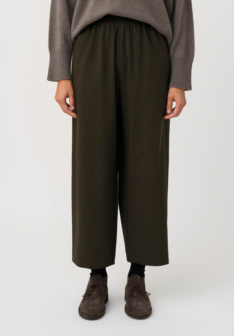 Eskandar Japanese Pull-On Tapered Pants