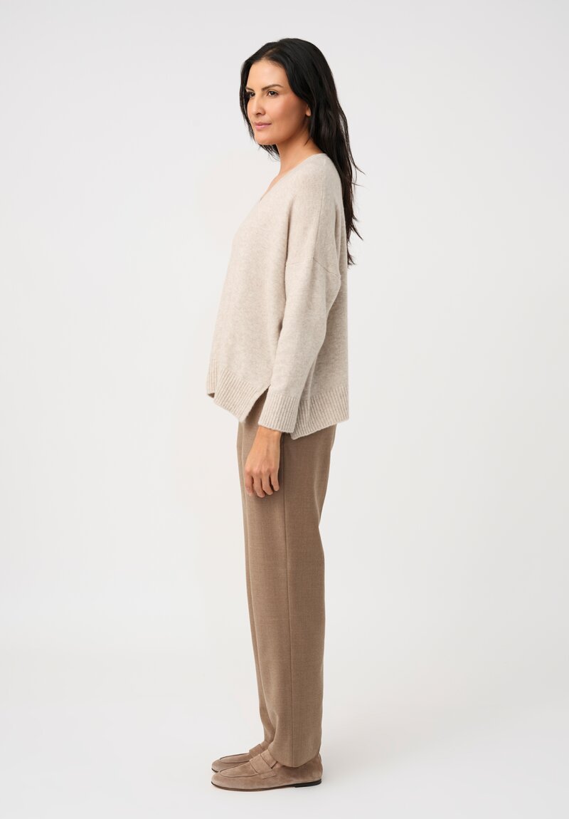 Agnona Pleated Tapered Pants