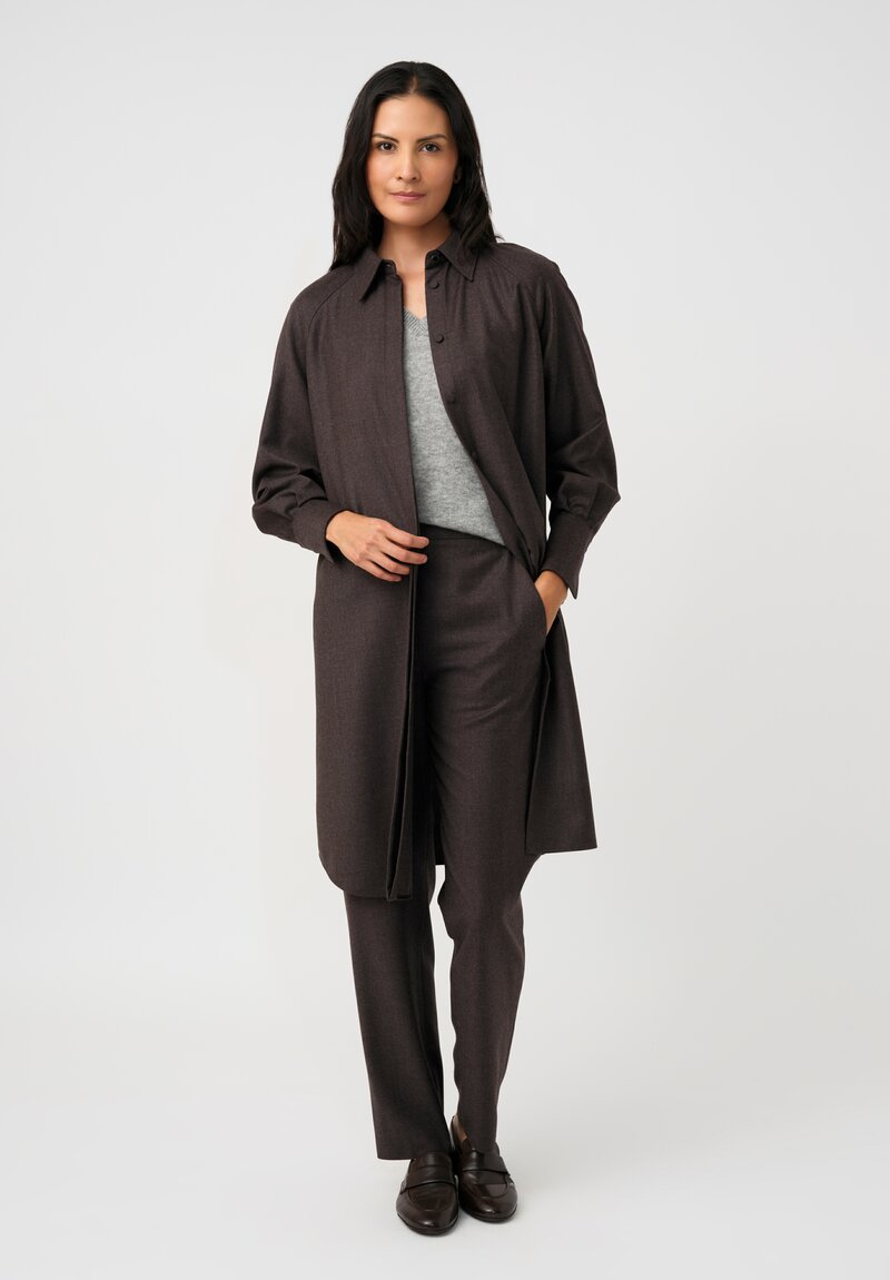 Agnona Pleated Tapered Pants