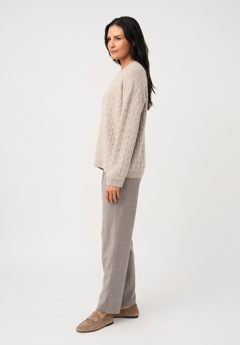 Agnona Pleated Tapered Pants