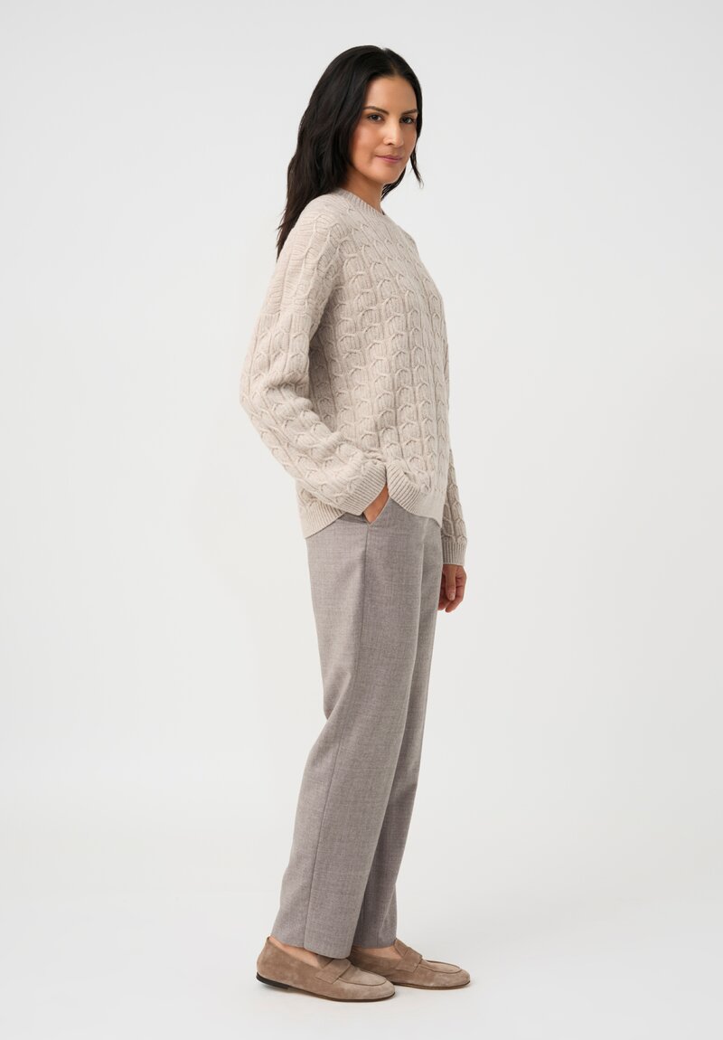 Agnona Pleated Tapered Pants