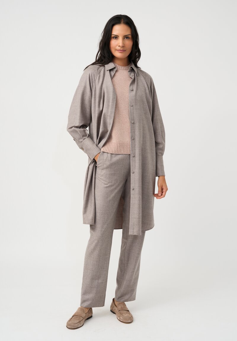 Agnona Cashmere Saddle Sleeve Sweater