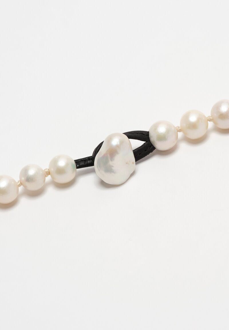 Monies Astrée 53.5 Inch Long Freshwater & Baroque Pearl Necklace	