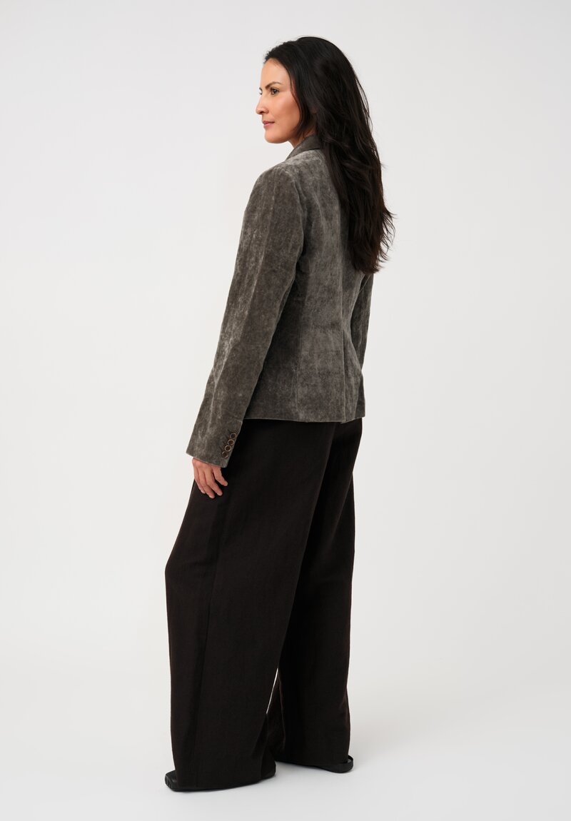 Uma Wang Cotton & Linen Velvet Karon Sport Jacket