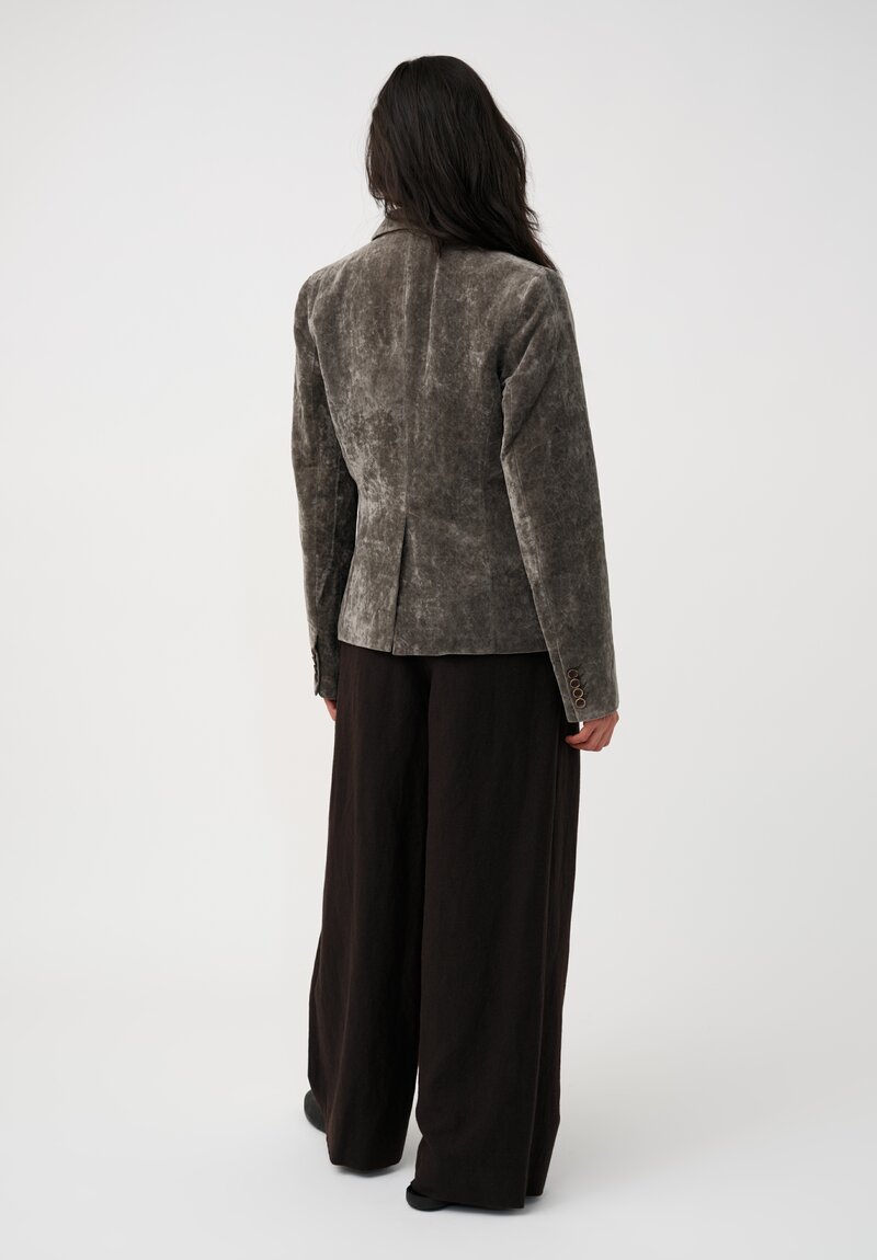 Uma Wang Cotton & Linen Velvet Karon Sport Jacket