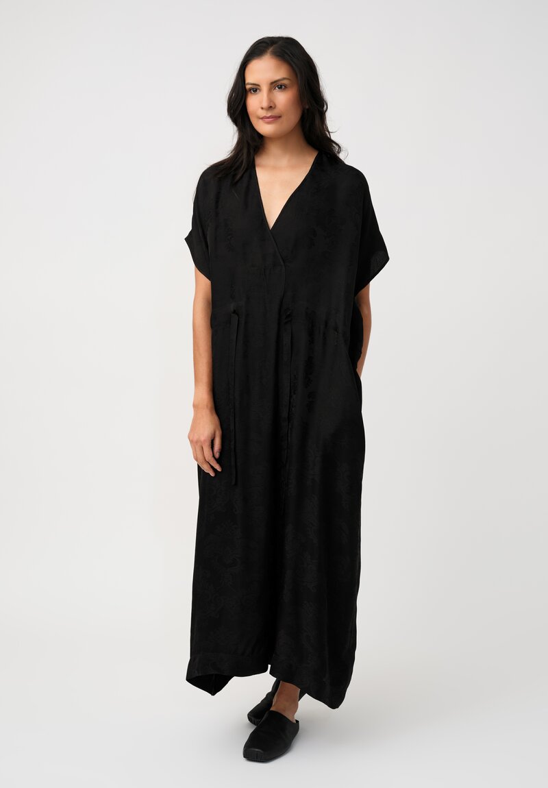 Uma Wang Jacquard Gathered Acre Dress