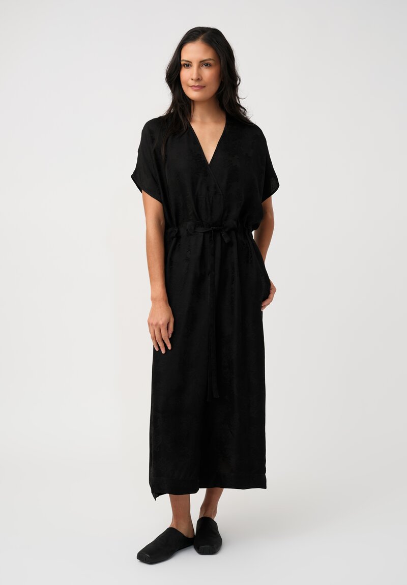 Uma Wang Jacquard Gathered Acre Dress