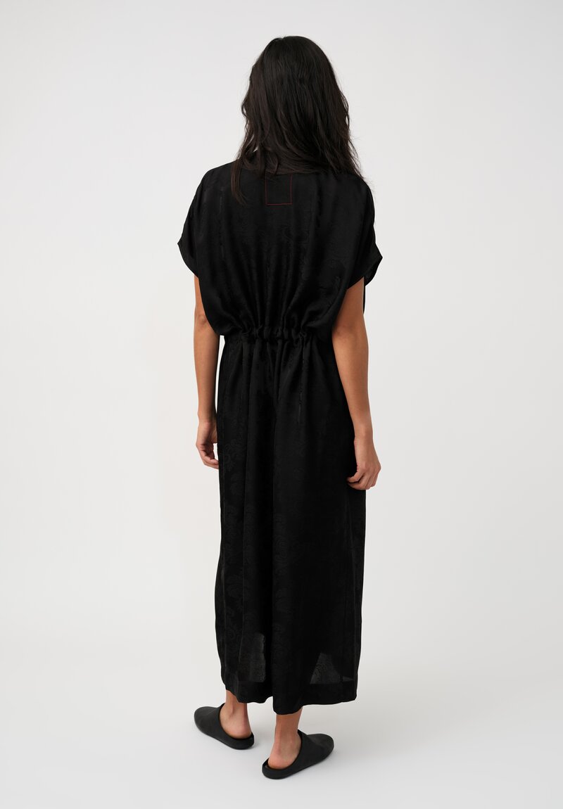 Uma Wang Jacquard Gathered Acre Dress
