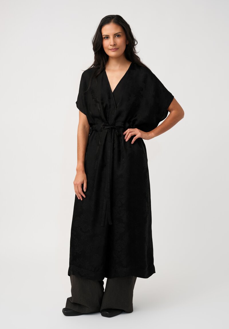 Uma Wang Jacquard Gathered Acre Dress