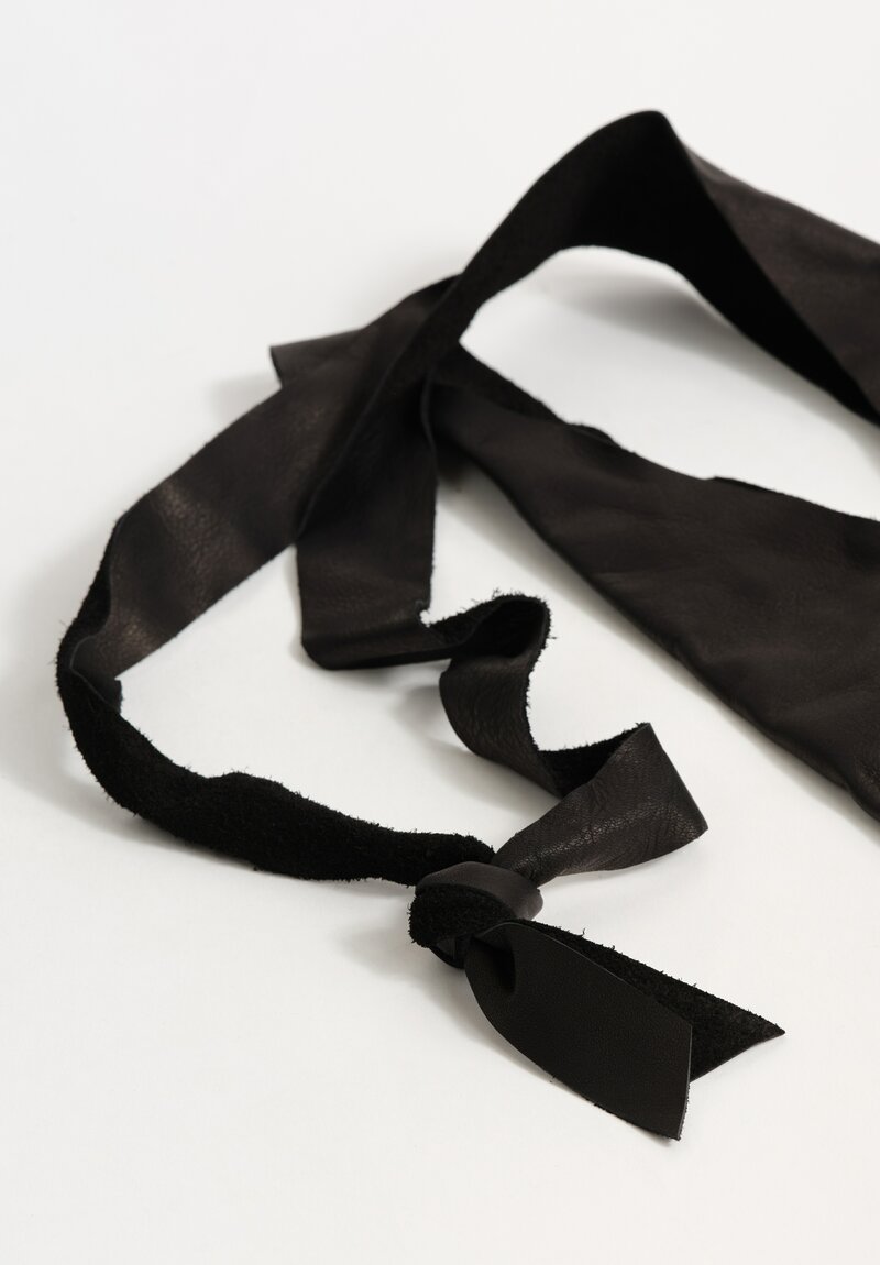 M.A+ Leather Mini Tote Bag with Silver Staple Embellishments Black