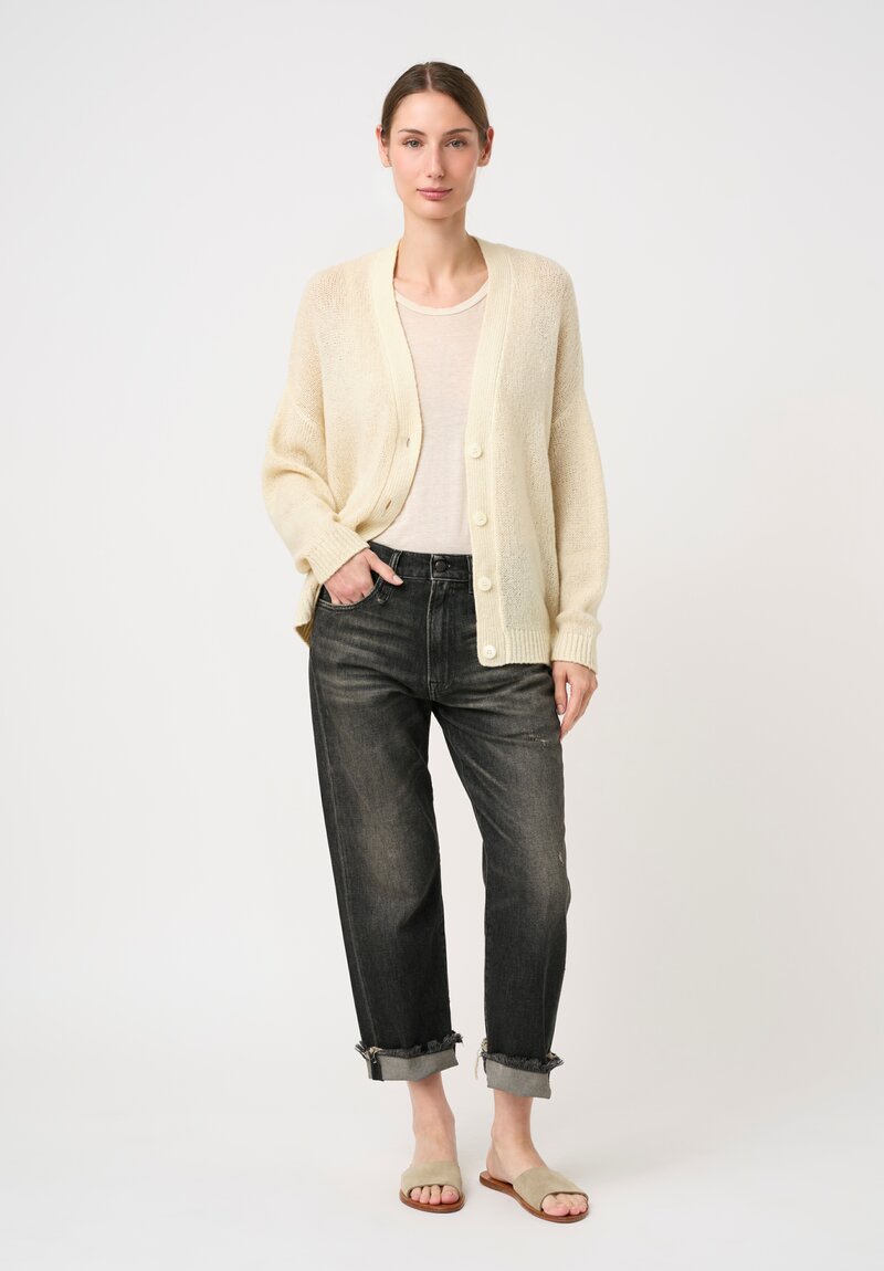 Avant Toi Hand-Painted Cotton Smanicata Round Neck Tank