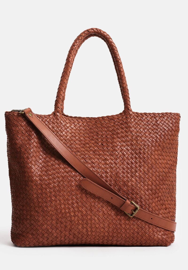 Officine Creative Woven Leather Raquel Tote