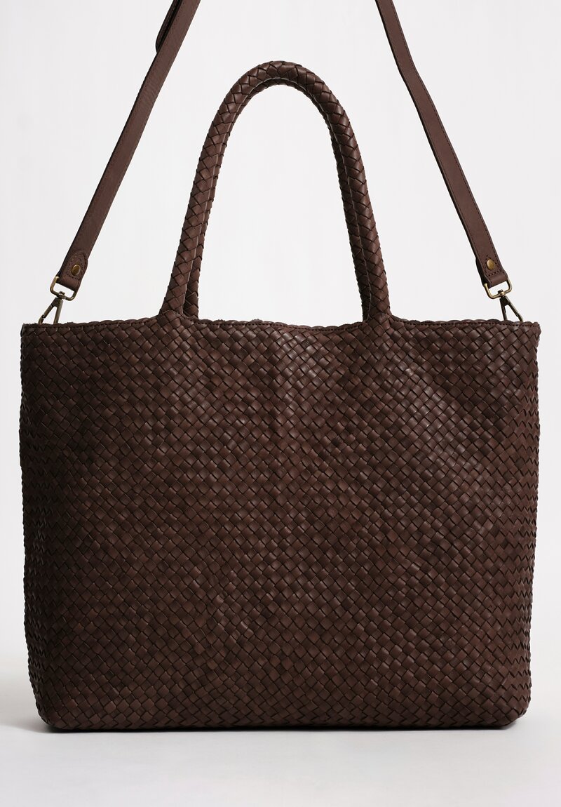 Officine Creative Woven Leather Raquel Tote
