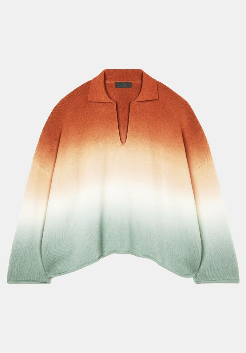 Alanui Knit Shades of Shore Ombré Polo