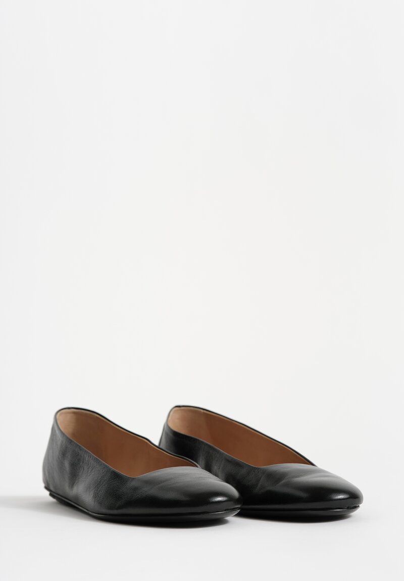 Marsèll Leather Distesa Ballerina Slip Ons