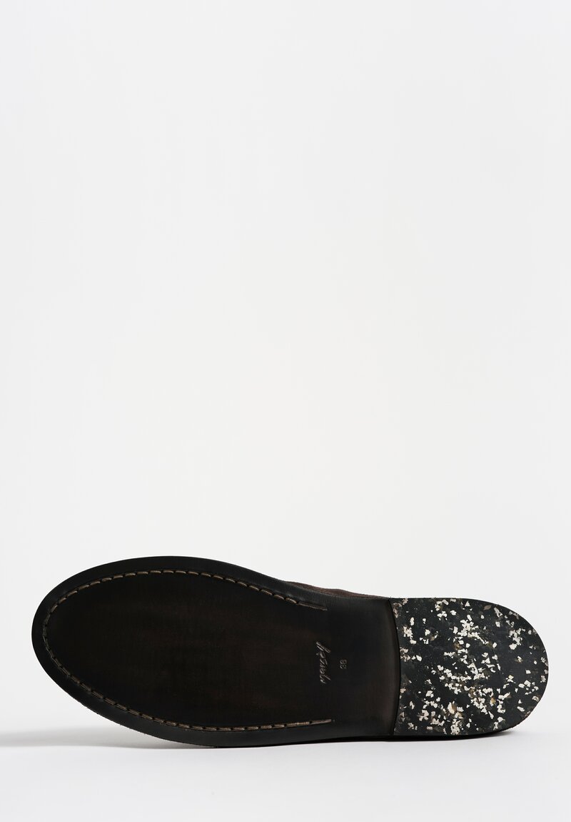 Marsell Suede Strasacco Sabot Slip On Mules