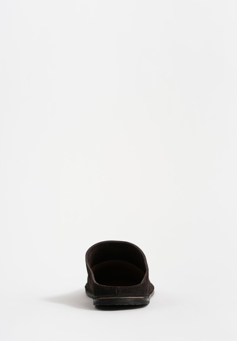 Marsell Suede Strasacco Sabot Slip On Mules