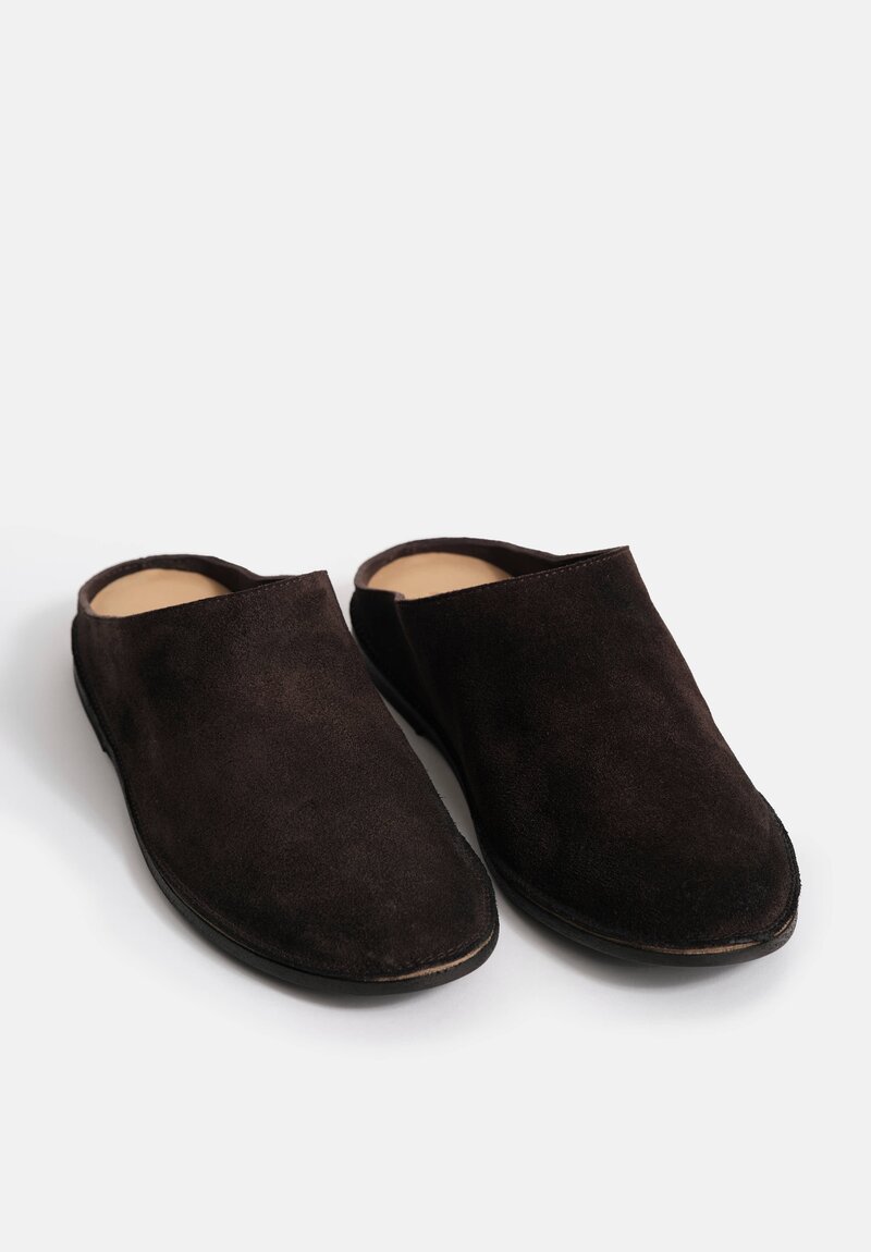 Marsell Suede Strasacco Sabot Slip On Mules