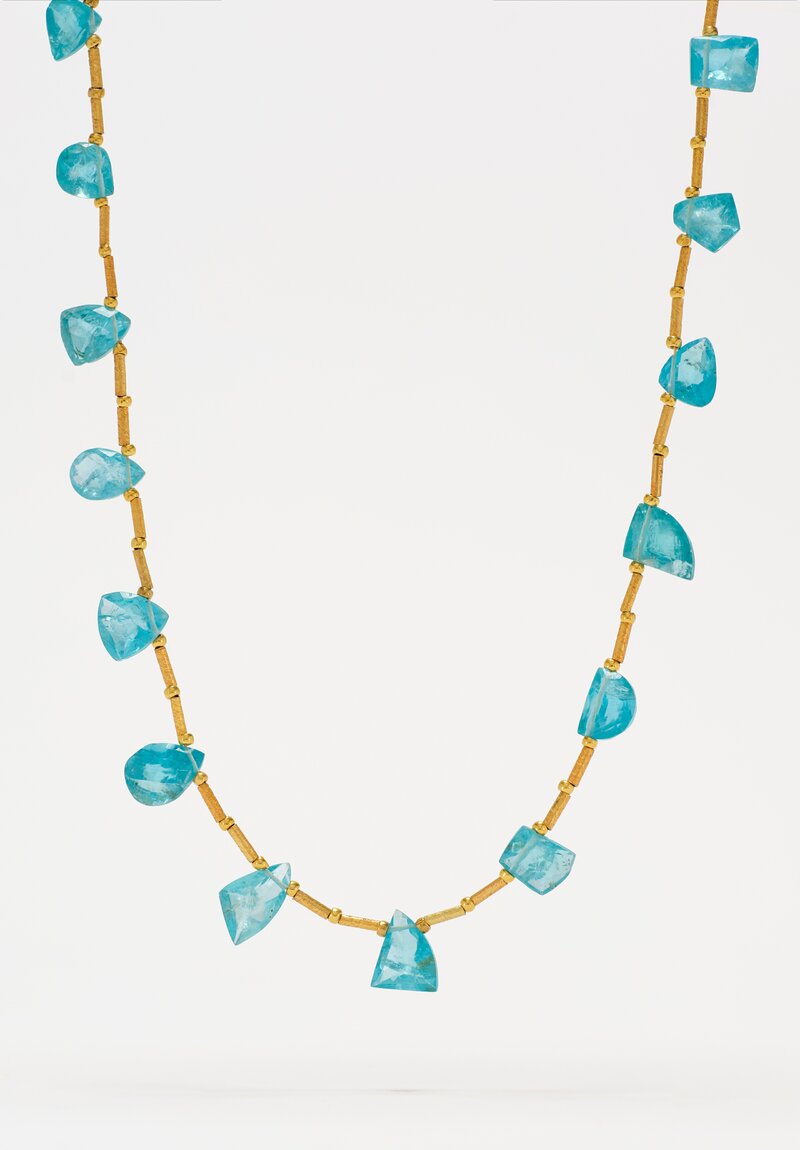 Greig Porter 18K Appetite & Gold Beaded Necklace 17"
