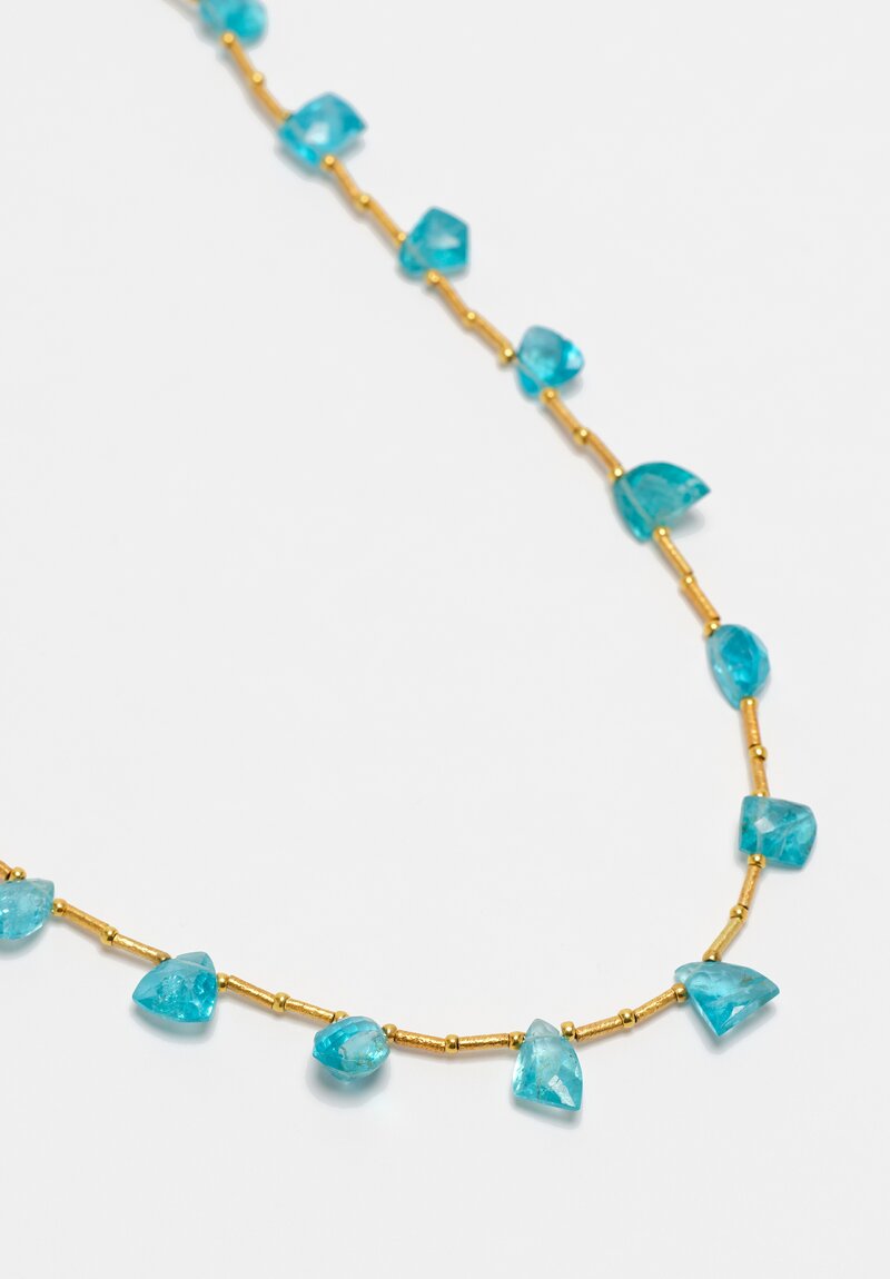 Greig Porter 18K Appetite & Gold Beaded Necklace 17"