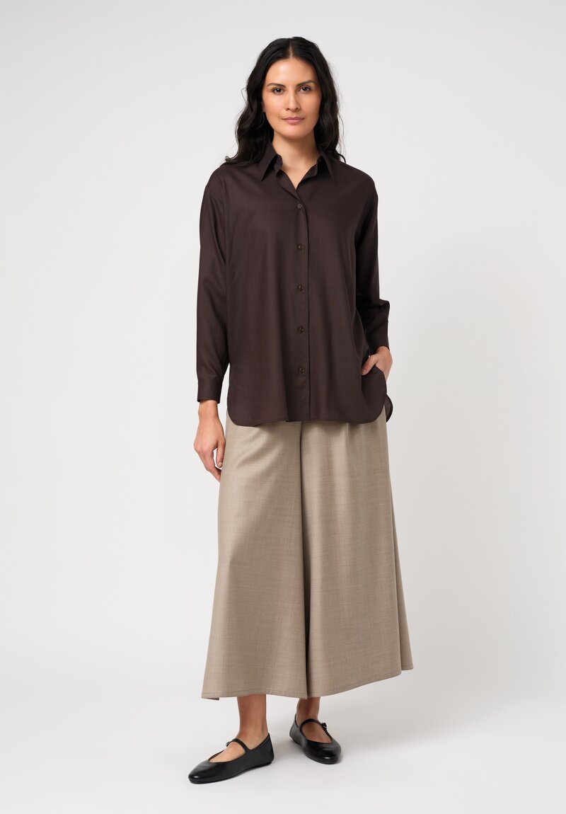 Dusan Tasmania Gaucho Pants in Tortora Natural