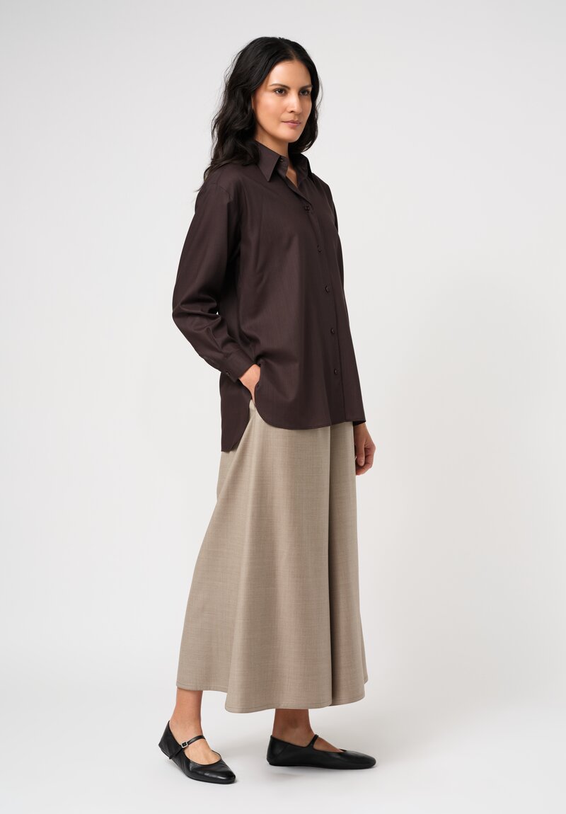 Dusan Tasmania Gaucho Pants in Tortora Natural	