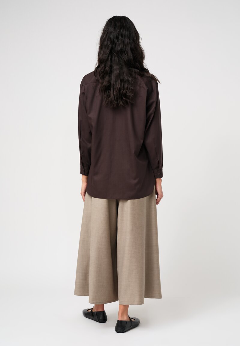 Dusan Tasmania Gaucho Pants in Tortora Natural