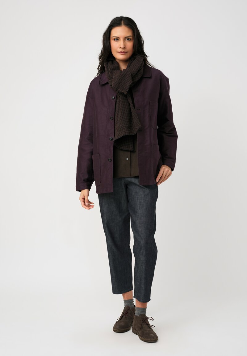 Arts & Science Cashmere Band Collar Simple Shirt