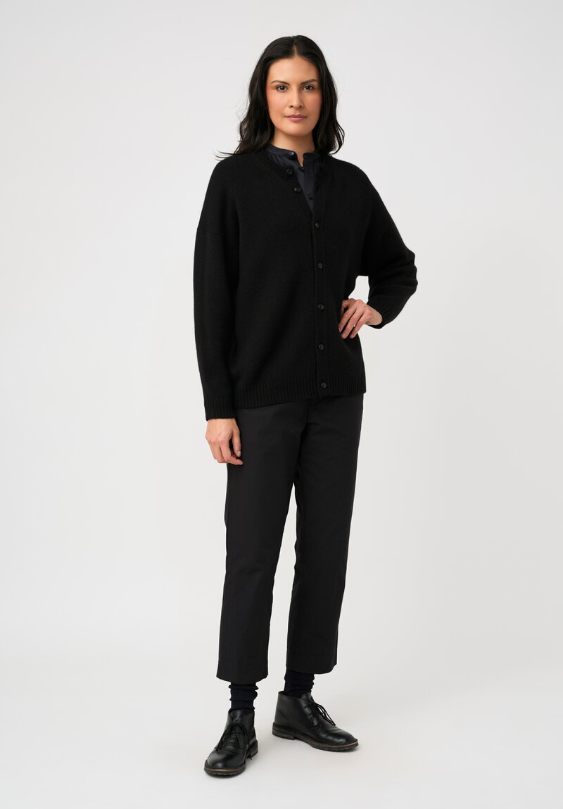 Arts & Science Cashmere Back Line Crew Neck Cardigan