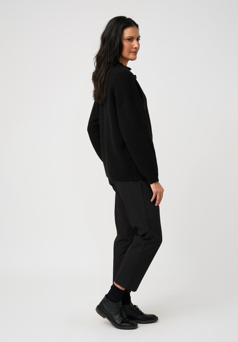 Arts & Science Cashmere Back Line Crew Neck Cardigan