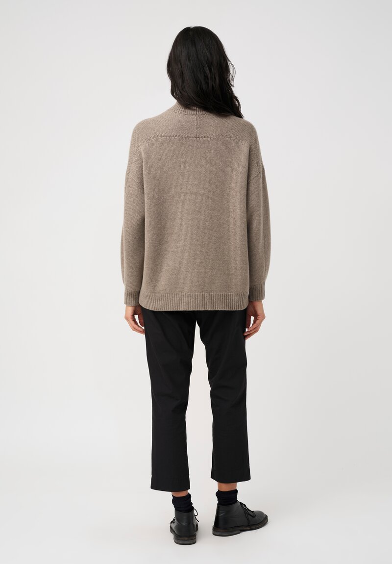 Arts & Science Cashmere Back Line Turtleneck Sweater