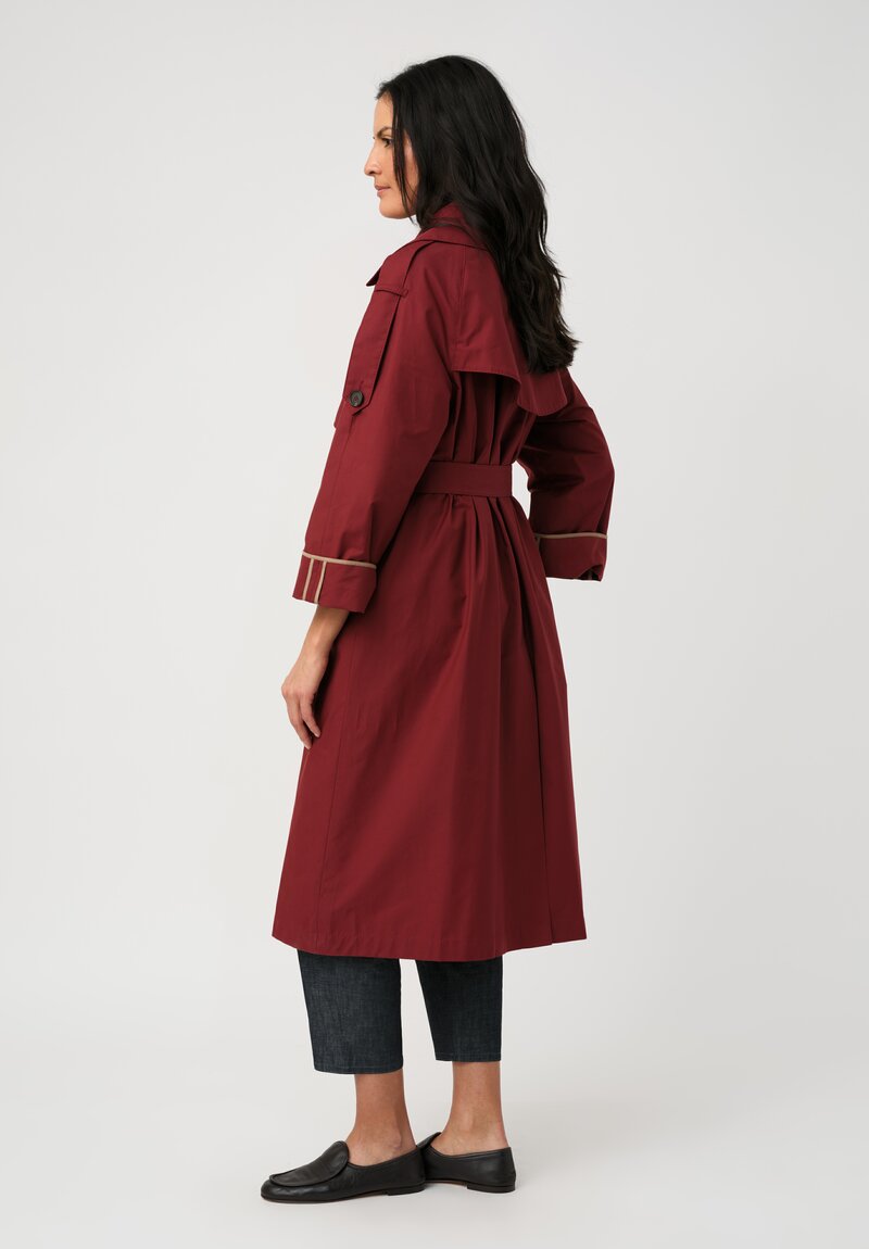 Max Mara The Cube Twill Water Repellent Trench Coat