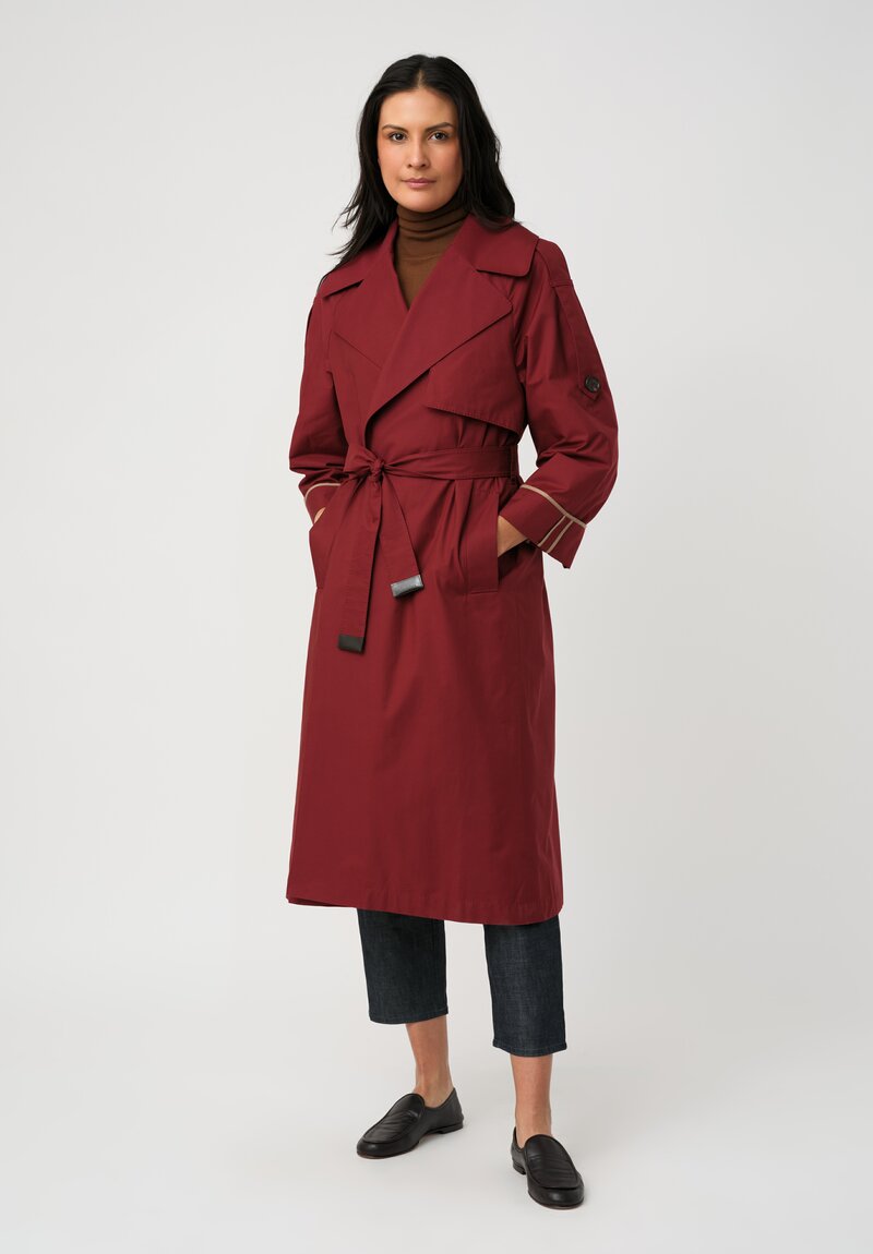 Max Mara The Cube Twill Water Repellent Trench Coat