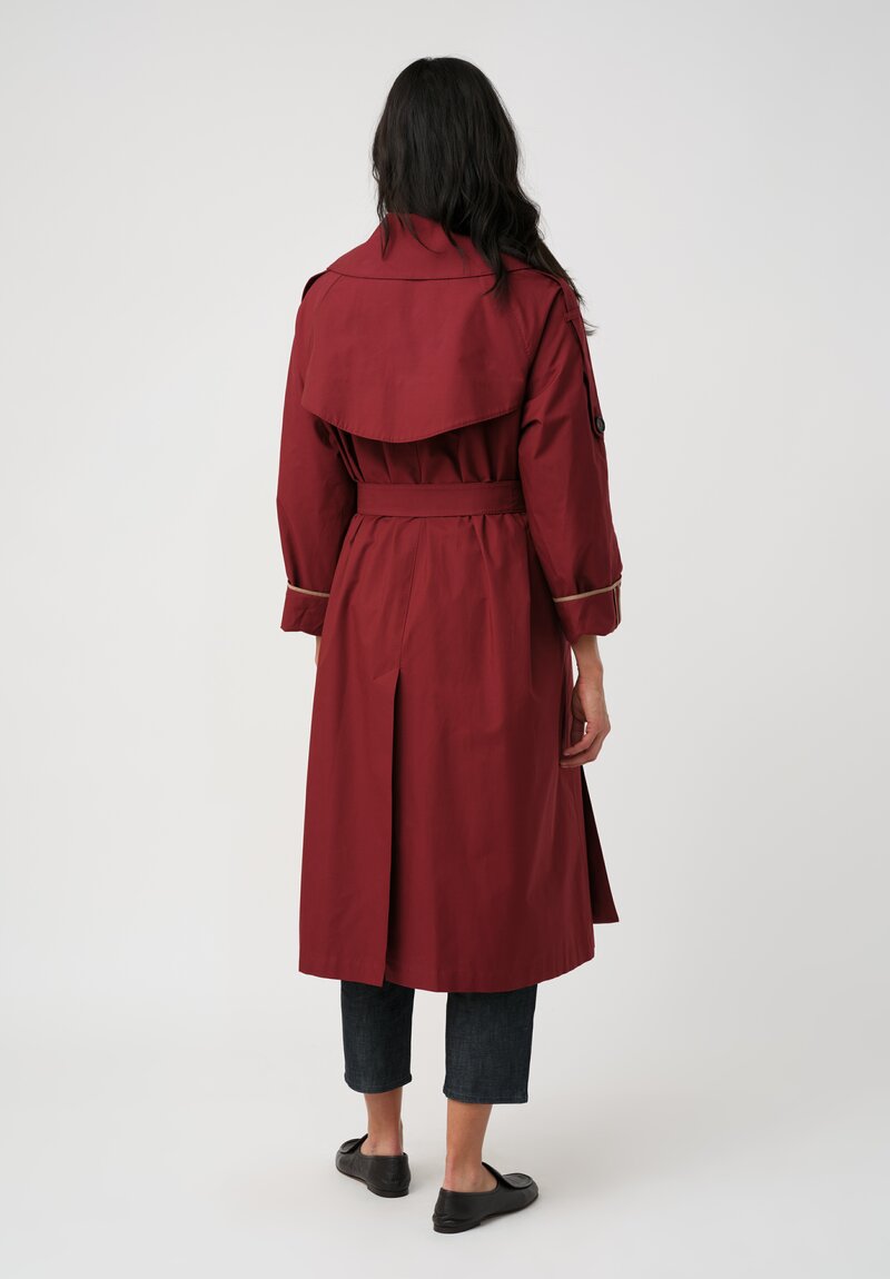 Max Mara The Cube Twill Water Repellent Trench Coat