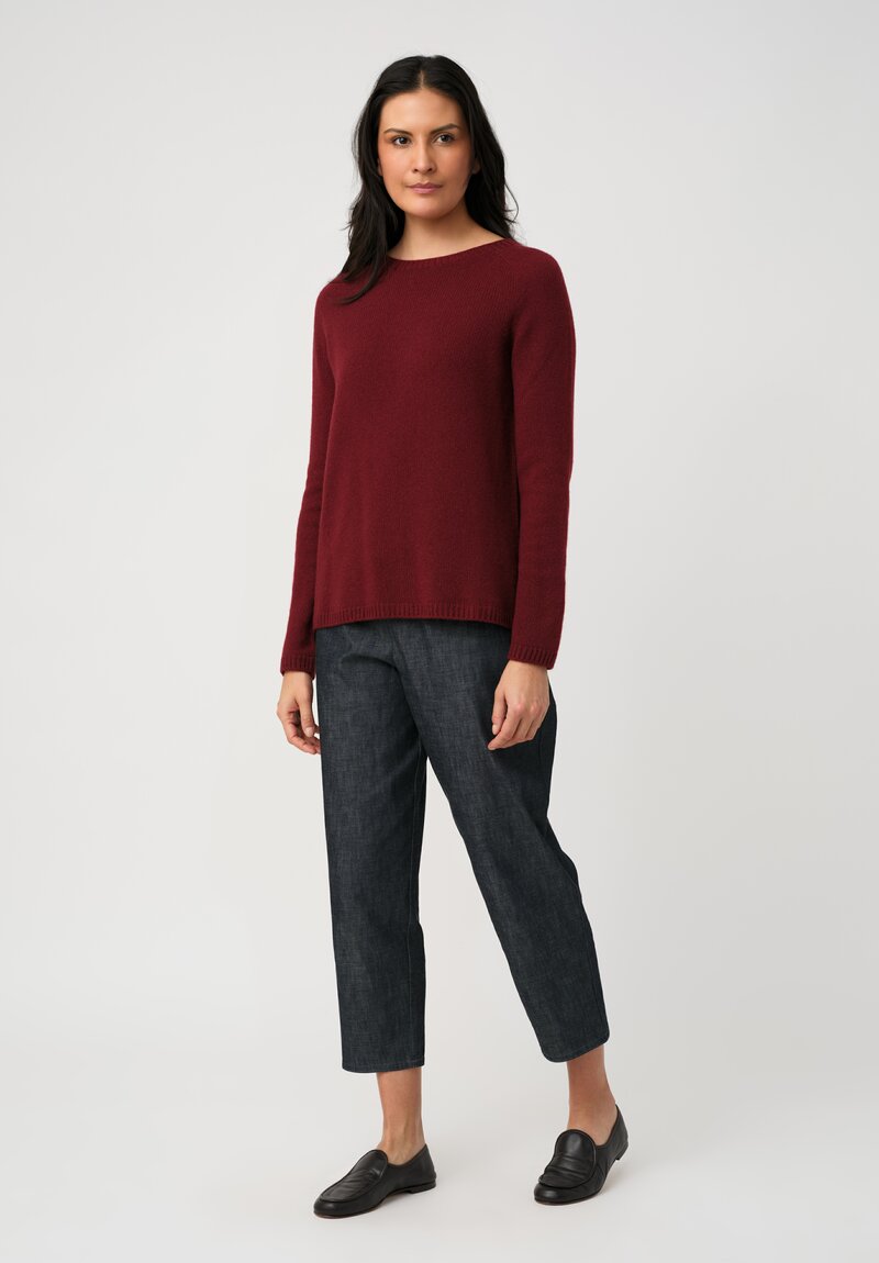 'S Max Mara Cashmere Blend Crew Neck Sweater