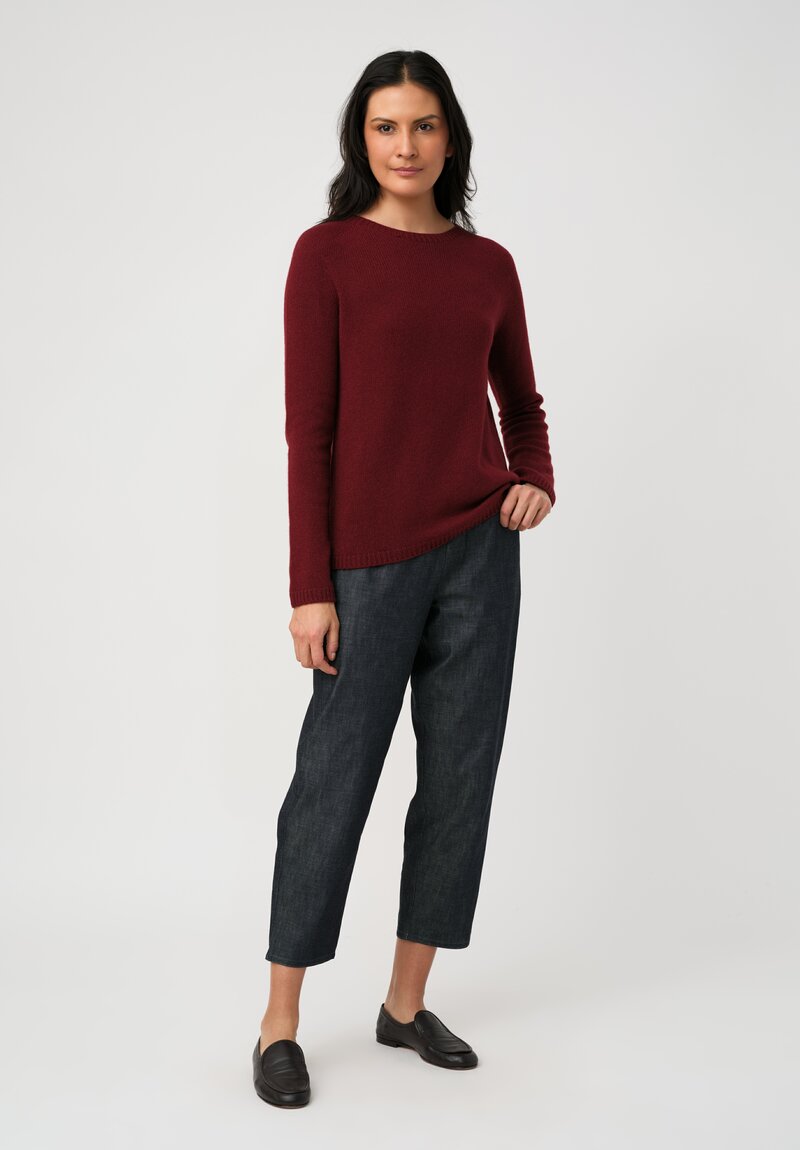 'S Max Mara Cashmere Blend Crew Neck Sweater