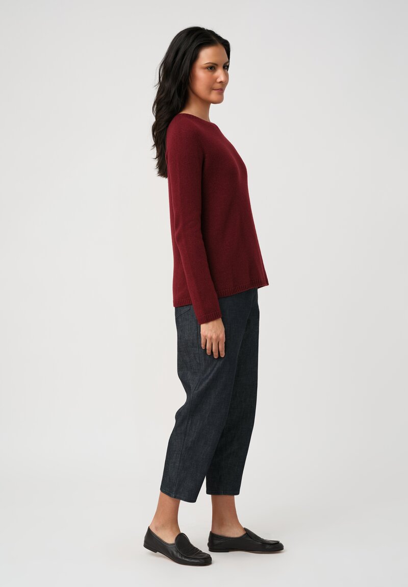 'S Max Mara Cashmere Blend Crew Neck Sweater