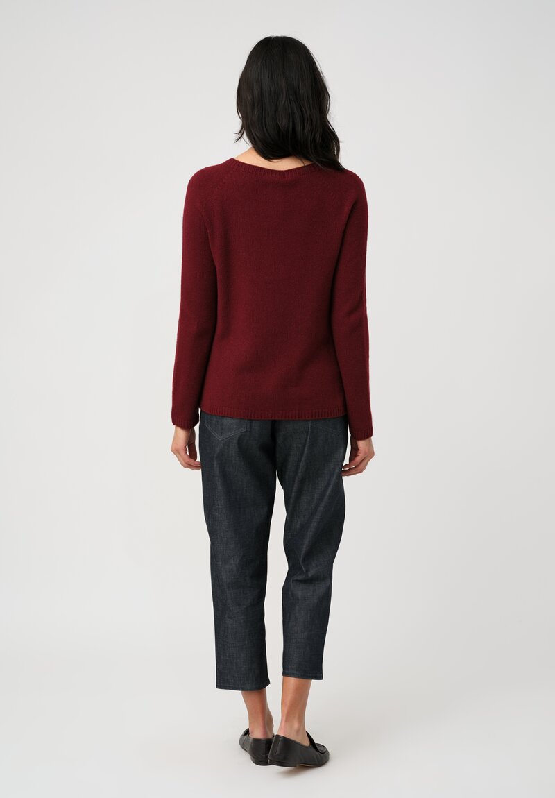 'S Max Mara Cashmere Blend Crew Neck Sweater