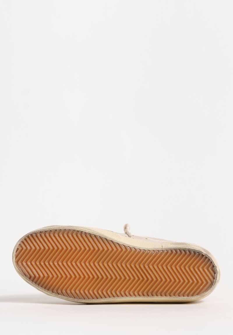 Golden Goose Leopard Print Horse Hair Collared Leather & Suede Super-Star Sneakers