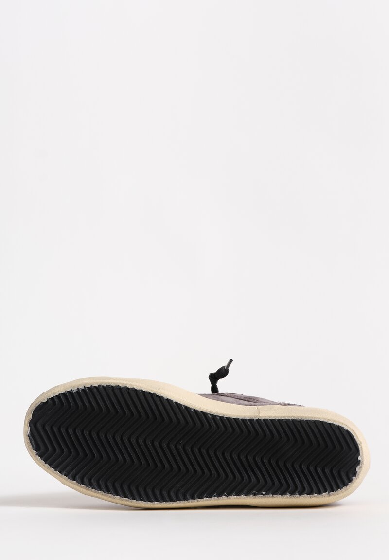 Golden Goose Suede & Glitter Star Super-Star Sneakers in Wolf Grey