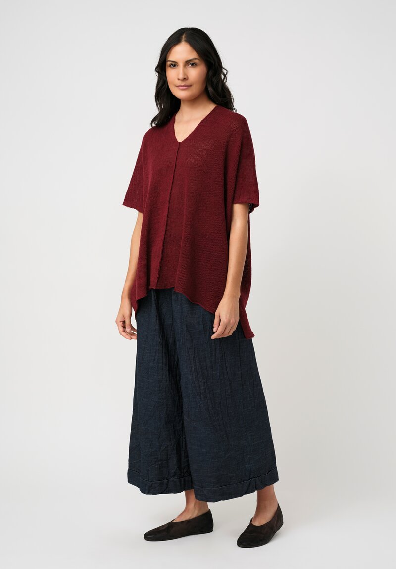 Daniel Andresen Knit Linen Bellatrix V-Neck Top